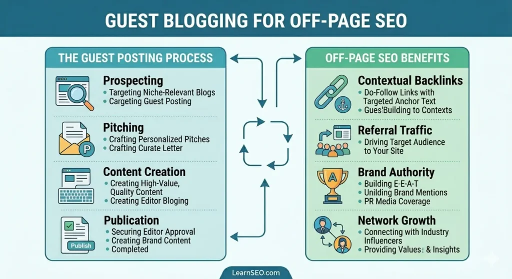guest blogging for off-page SEO